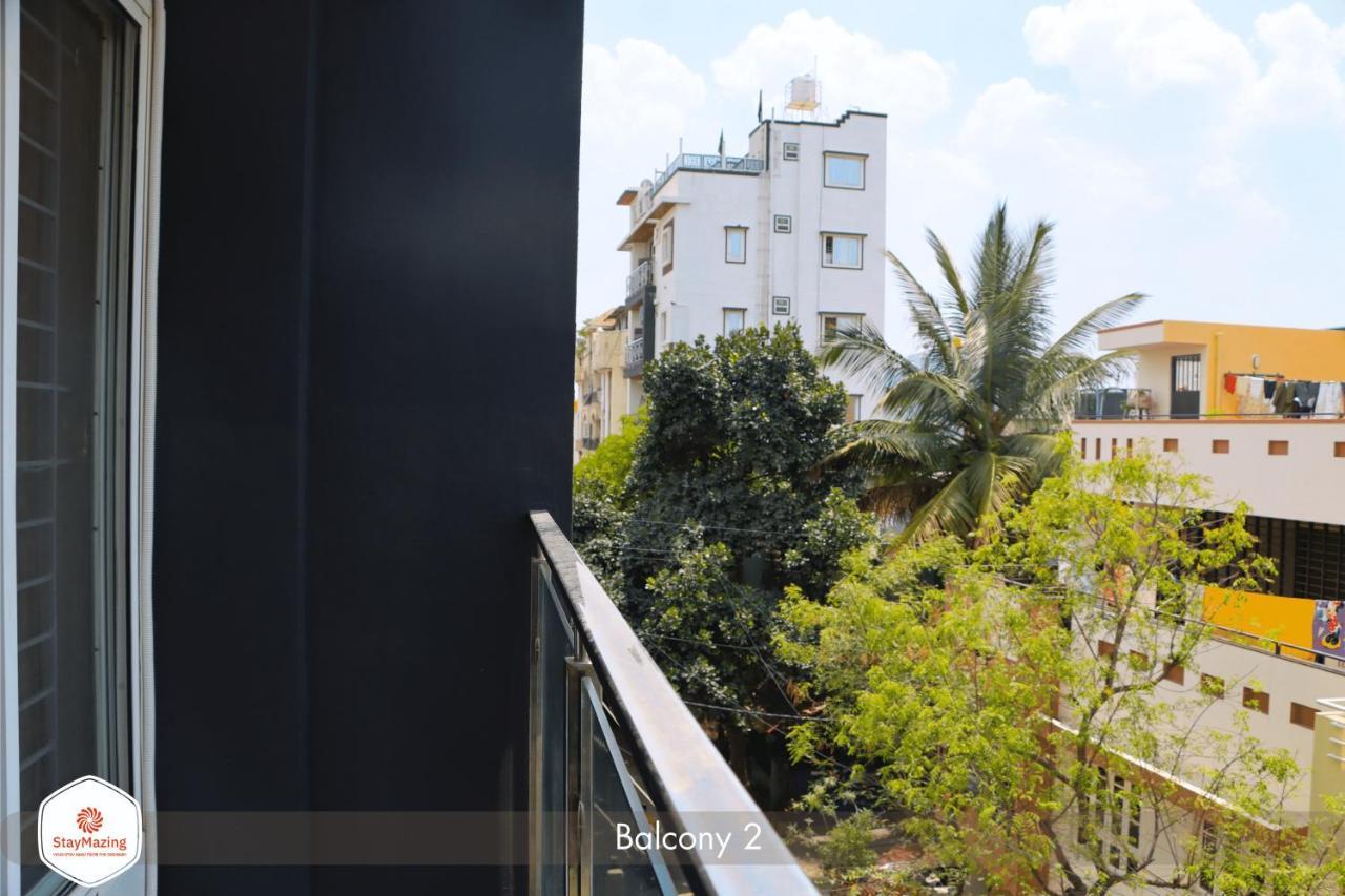 Staymazing-1,2 & 3 Bhk Ac Apartments In Hebbal-5Mins To Manyata-30Mins To Airport Бангалор Экстерьер фото