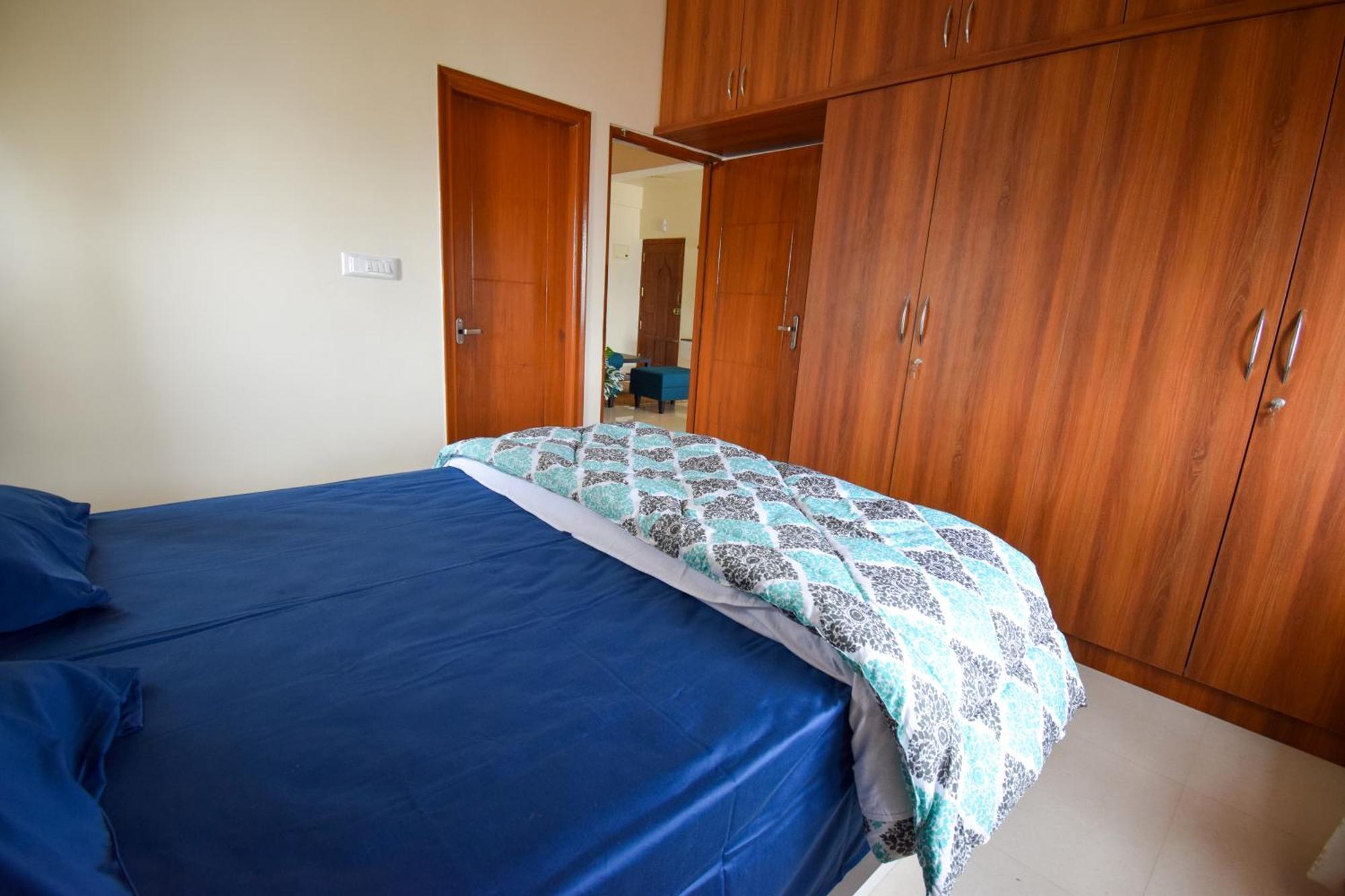 Staymazing-1,2 & 3 Bhk Ac Apartments In Hebbal-5Mins To Manyata-30Mins To Airport Бангалор Экстерьер фото