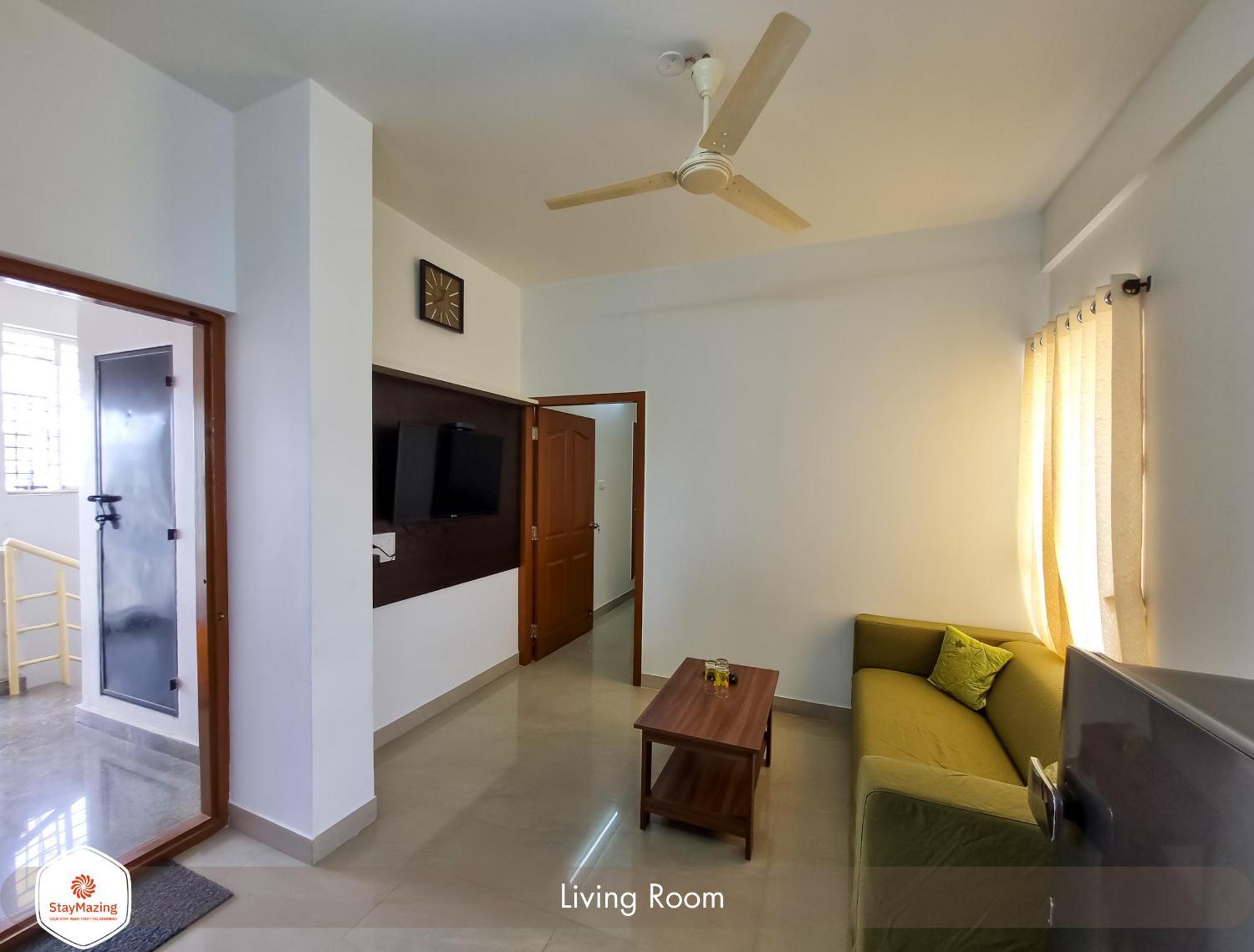 Staymazing-1,2 & 3 Bhk Ac Apartments In Hebbal-5Mins To Manyata-30Mins To Airport Бангалор Экстерьер фото